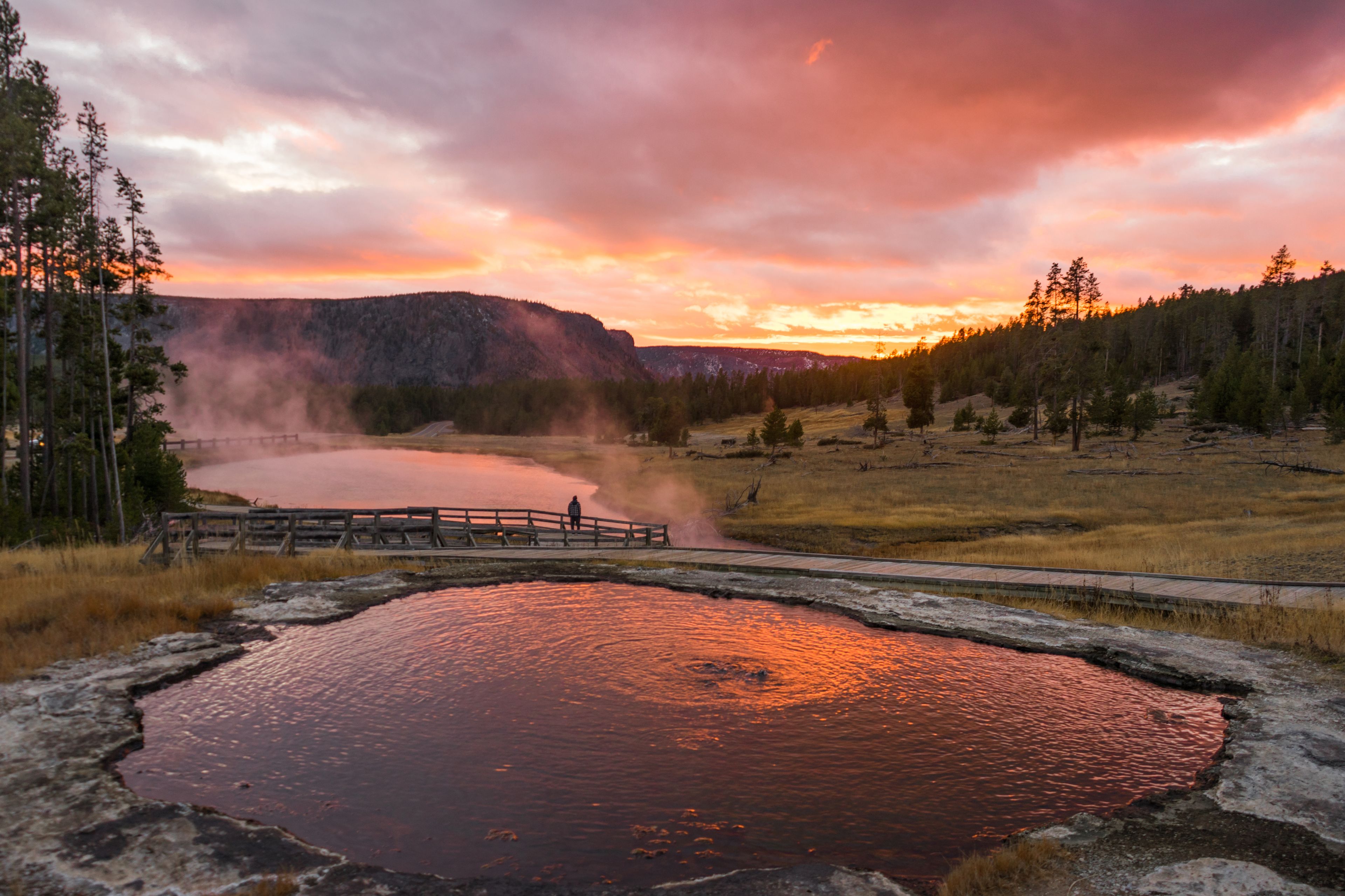 Yellowstone Sunset
