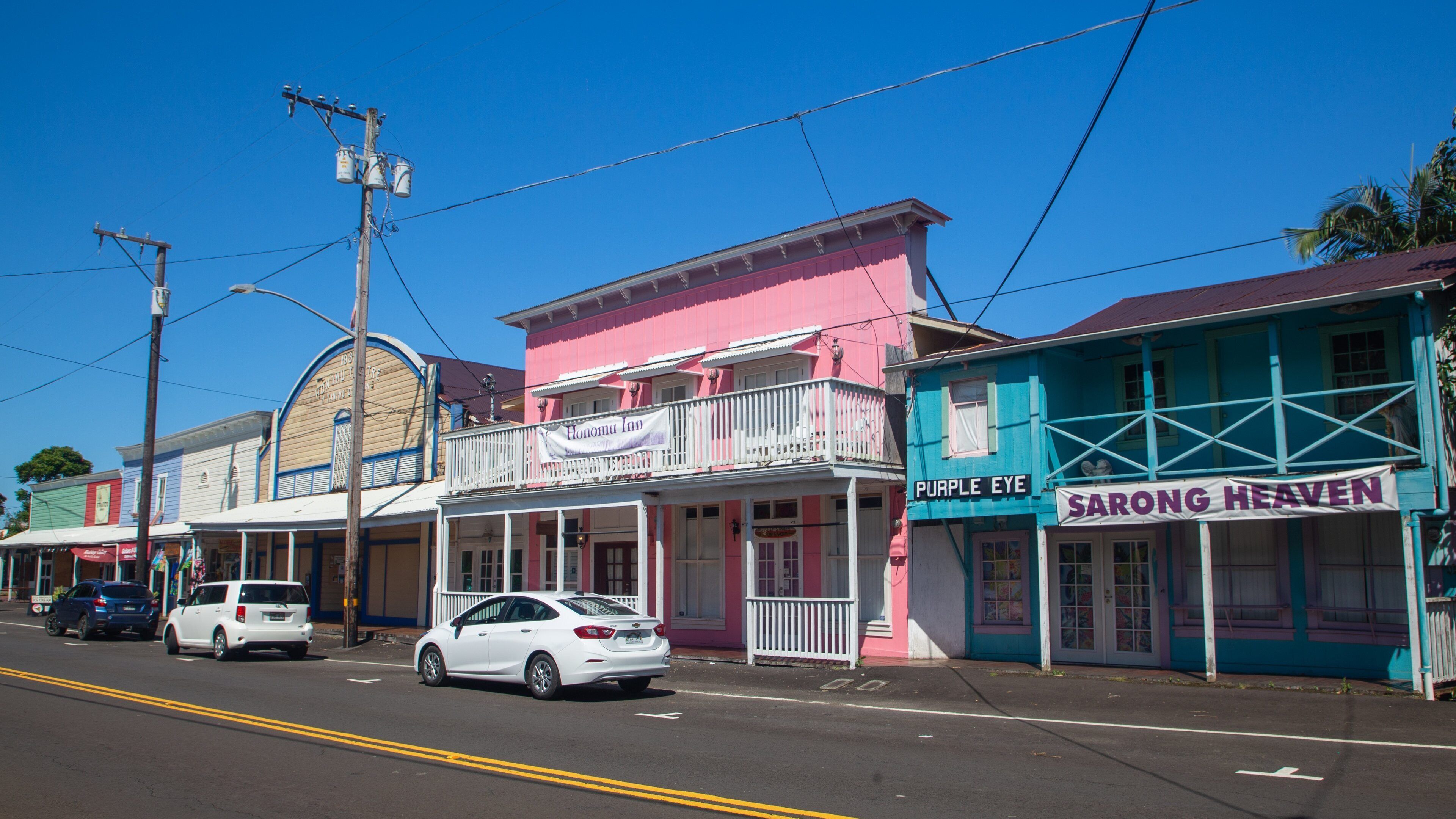 Honomu featuring a small town or village