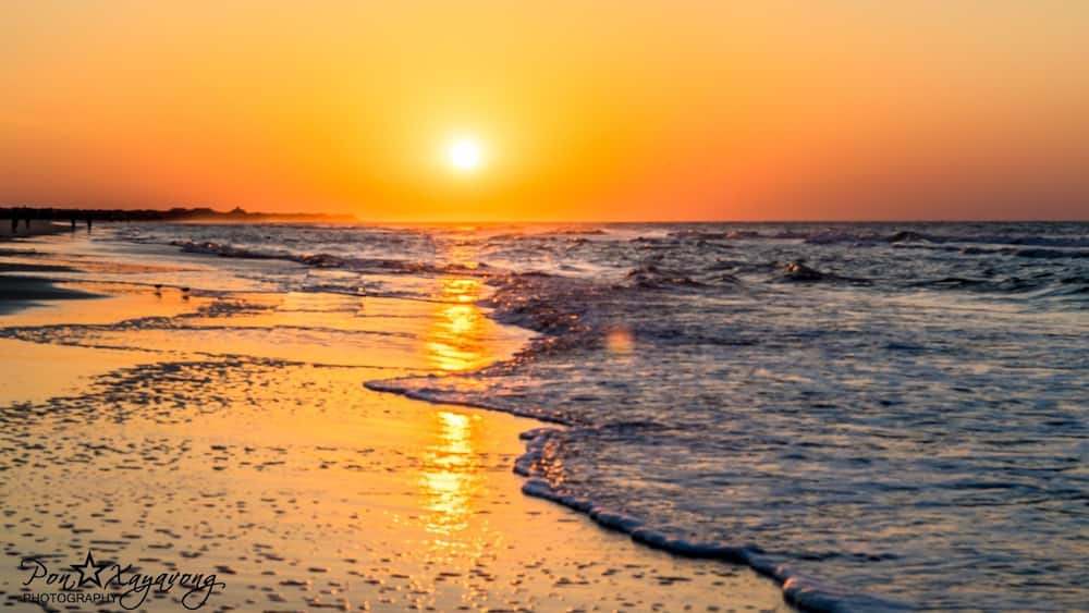 Beautiful sunrise at Isle of Palms peri