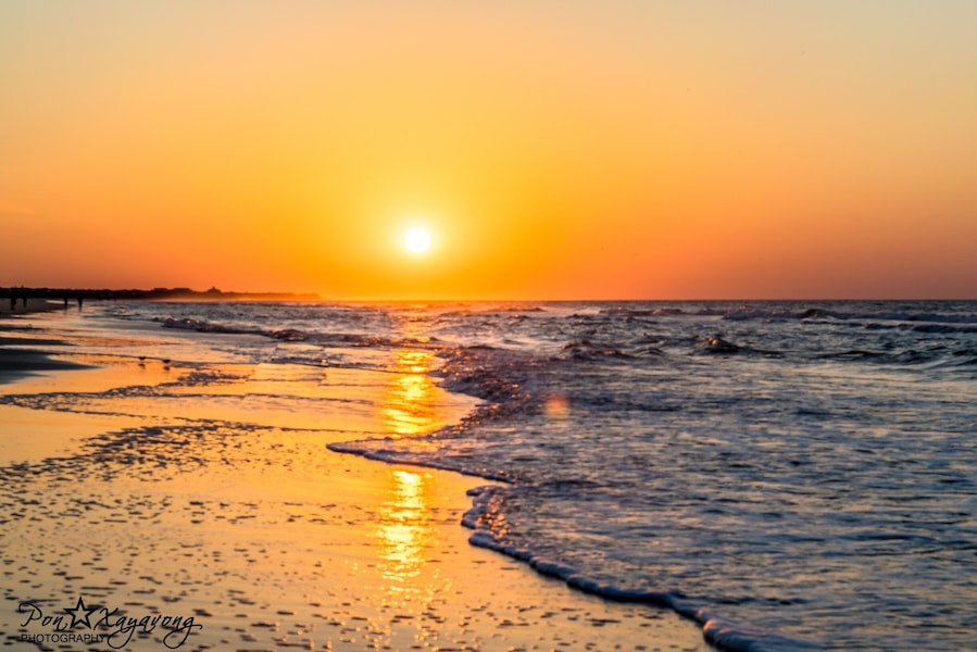 Beautiful sunrise at Isle of Palms peri