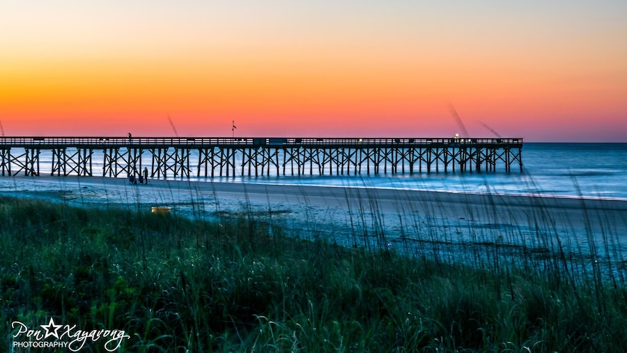 Beautiful sunrise at Isle of Palms peri