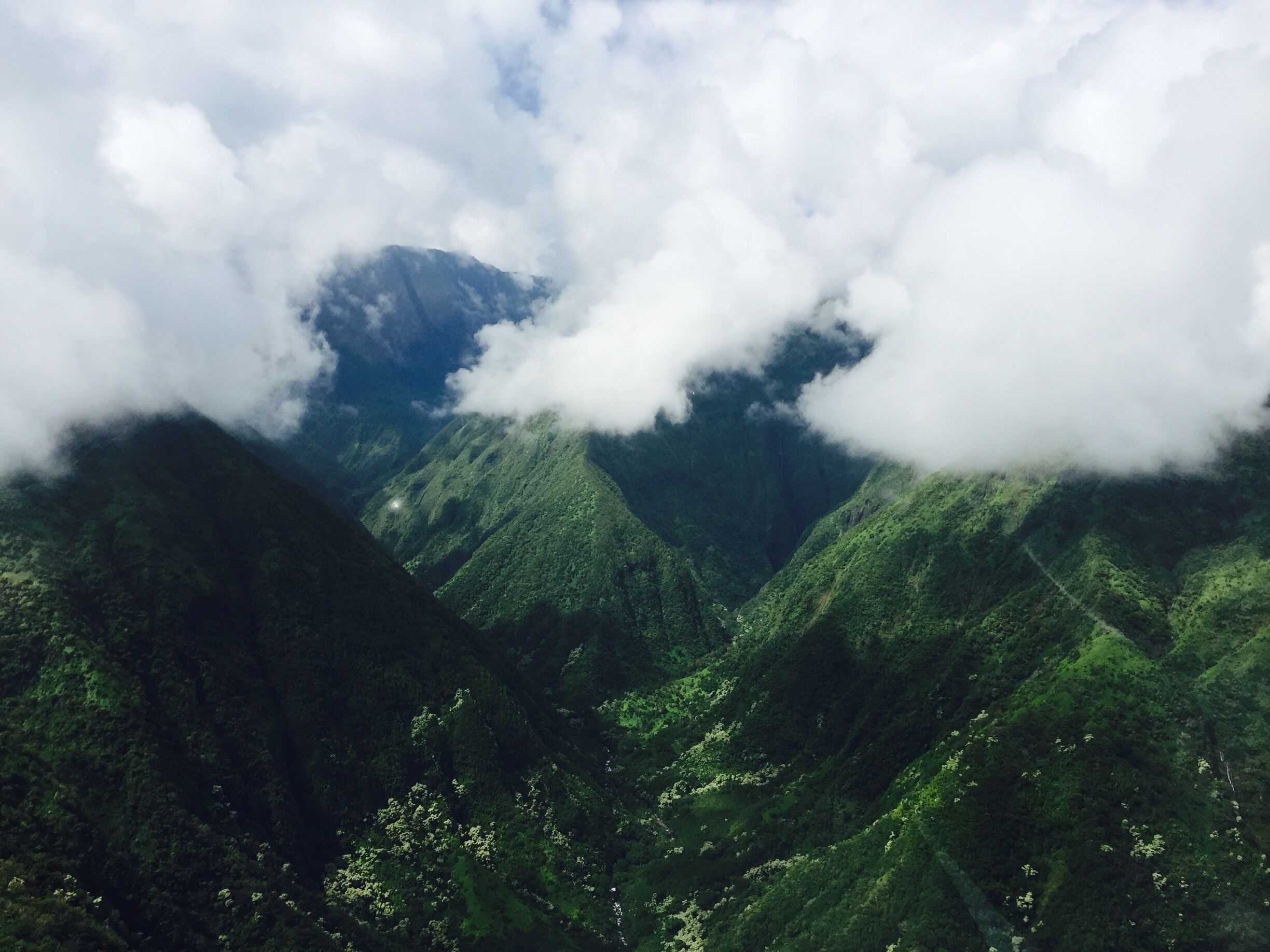 The most beautiful place I have visited so far . This place can be accessed Only by helicopter . As you enter this mountain range with the clouds welcoming you , your in a different world . #bestspot #newdiscovery #greenlush #mountinrange #clouds. #nature #helicopterride #molokai #hawaii #bestgetaway #colorful travel #bestviews #gopro #beautiful 