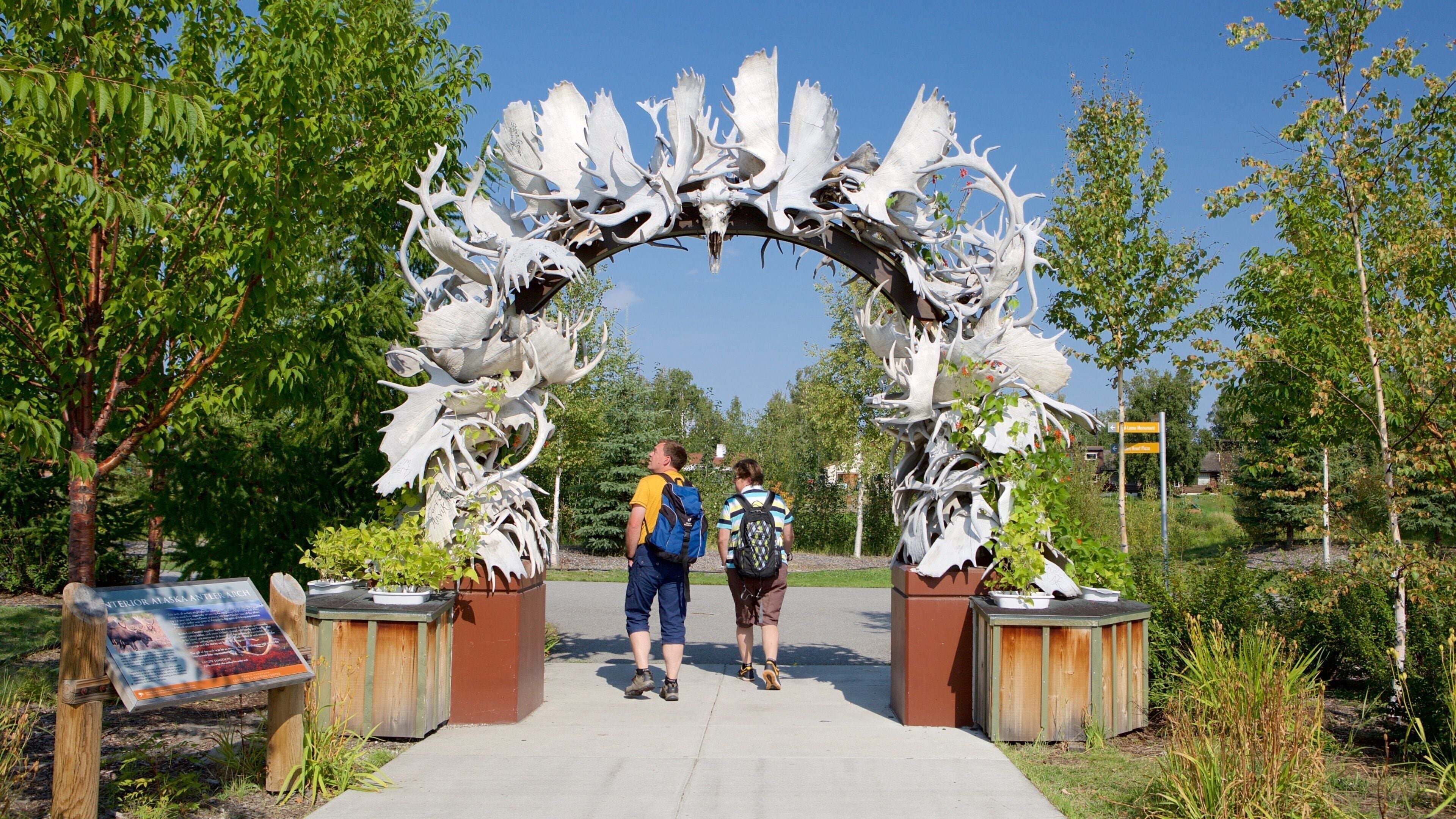 Fairbanks featuring a park and outdoor art