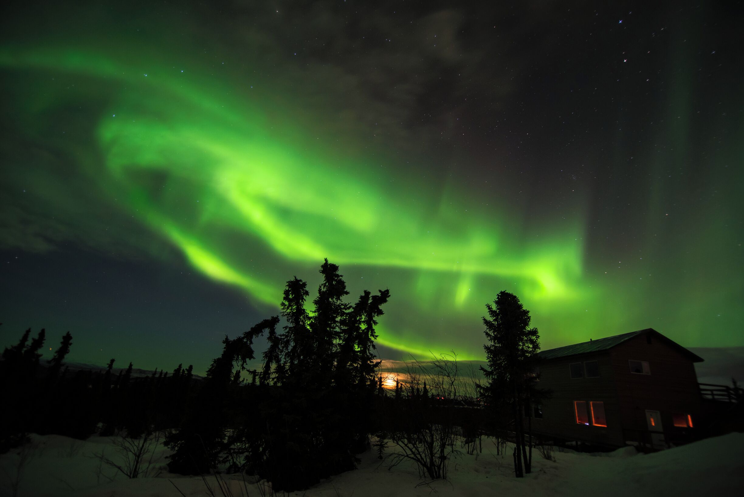 Something extraordinary was happening in the sky!