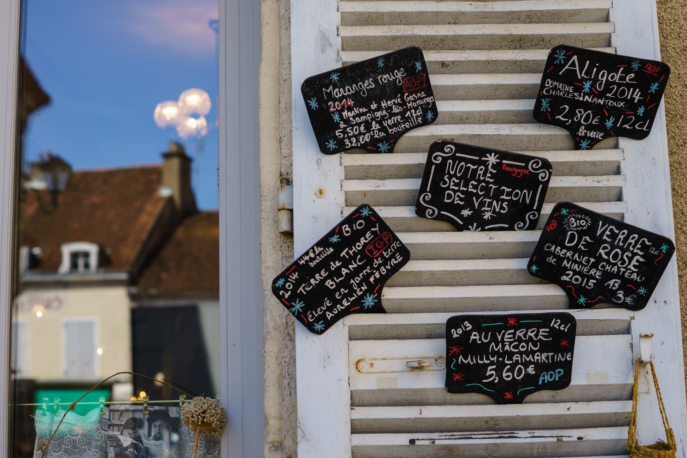 F, Burgund, Arnay-le-Duc, im Café du Nord