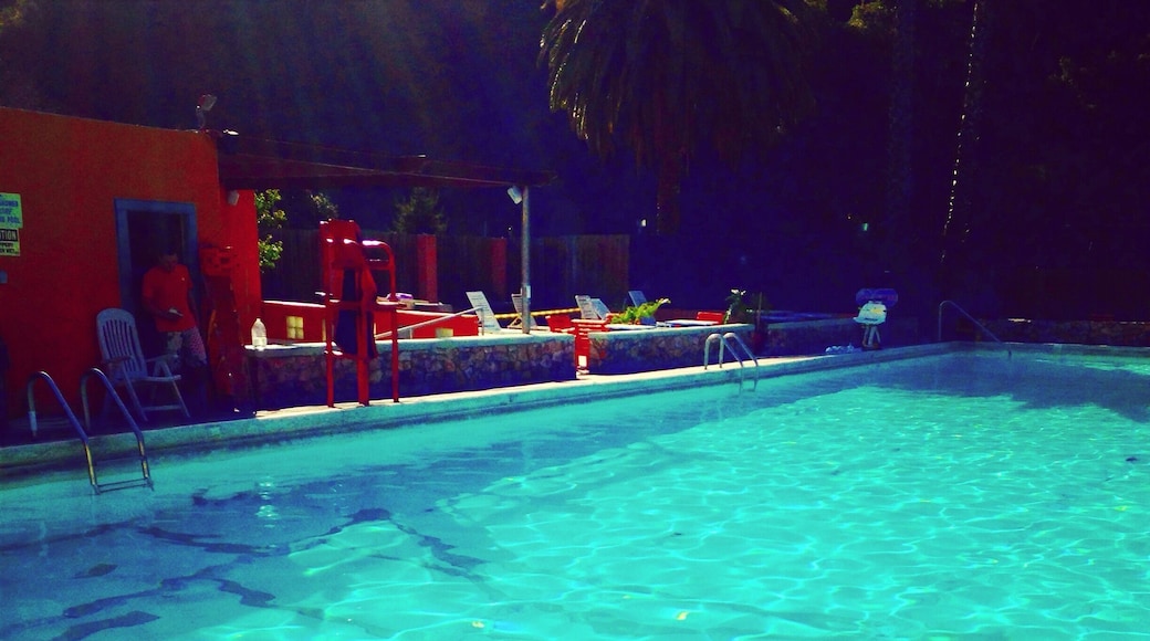 Soak in the Mineral bath all day if needed. I do! Eases the stress and relived joint pain. The cool thing about this place...open year round and if you go early, the place is all yours basically.