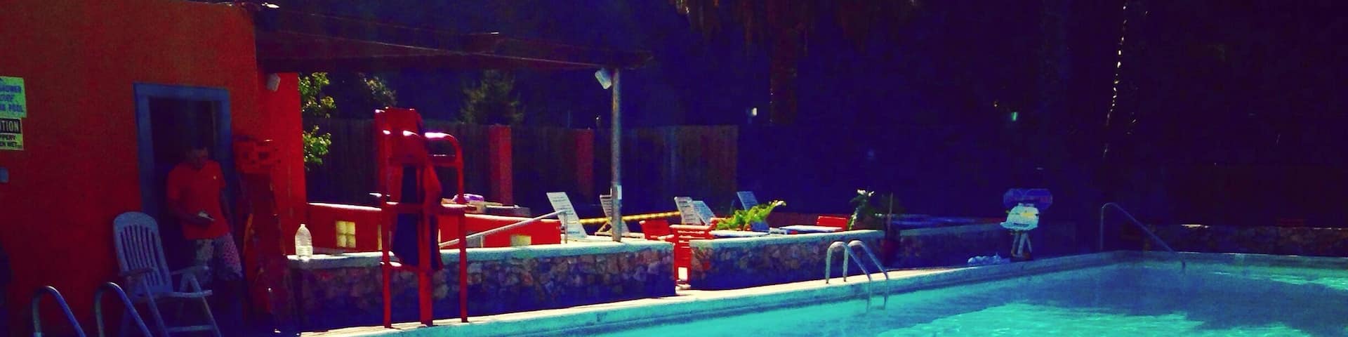 Soak in the Mineral bath all day if needed. I do! Eases the stress and relived joint pain. The cool thing about this place...open year round and if you go early, the place is all yours basically.