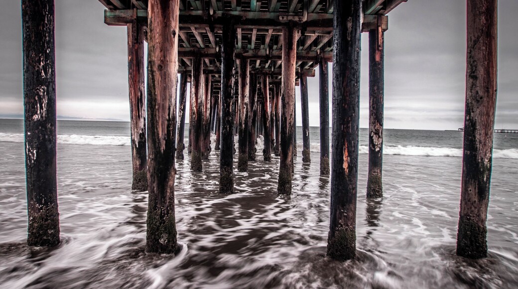 Another photo from under the pier at Avila Beach.