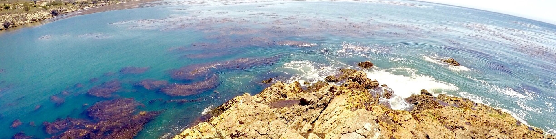 #Hiking along the coast of Avila Beach in California. While hiking in this area, BEWARE, because on your left from this spot, is the Nude Beach. Yup, it's the only nude beach that I know of that still exist in California. P.s. It was an accidental find for us, and no, we didn't go. #Waterlust #WeekendGetaway