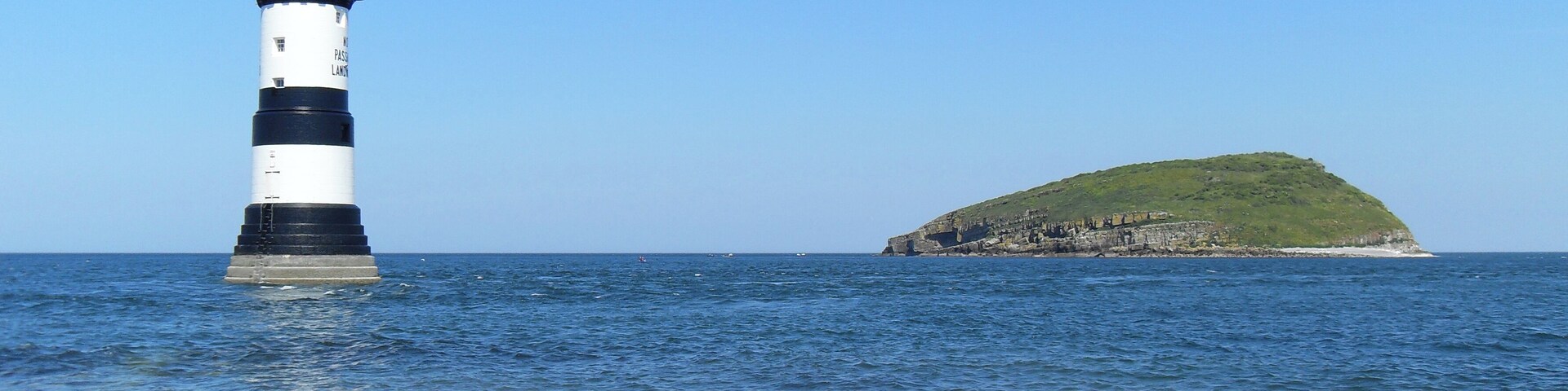 Puffin Island and lighthouse
