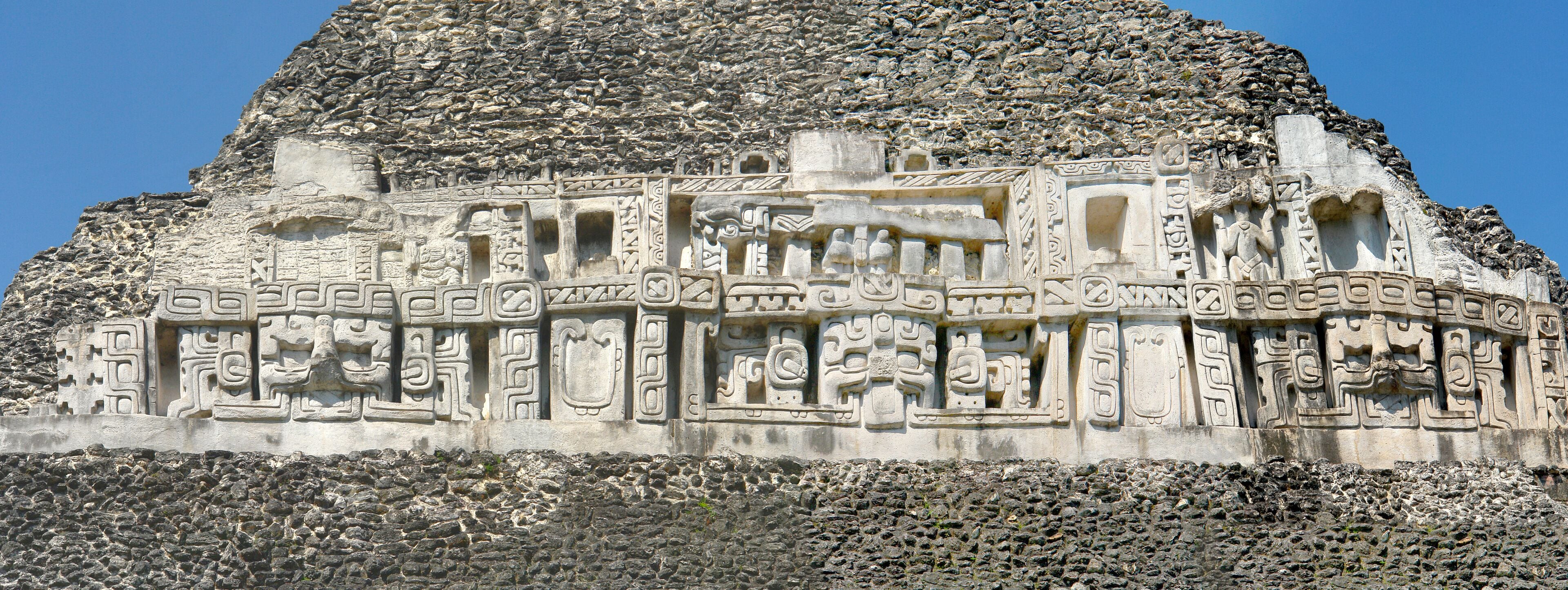 Xunantunich -  Ancient Maya archaeological site in western Belize with pyramid El Castillo