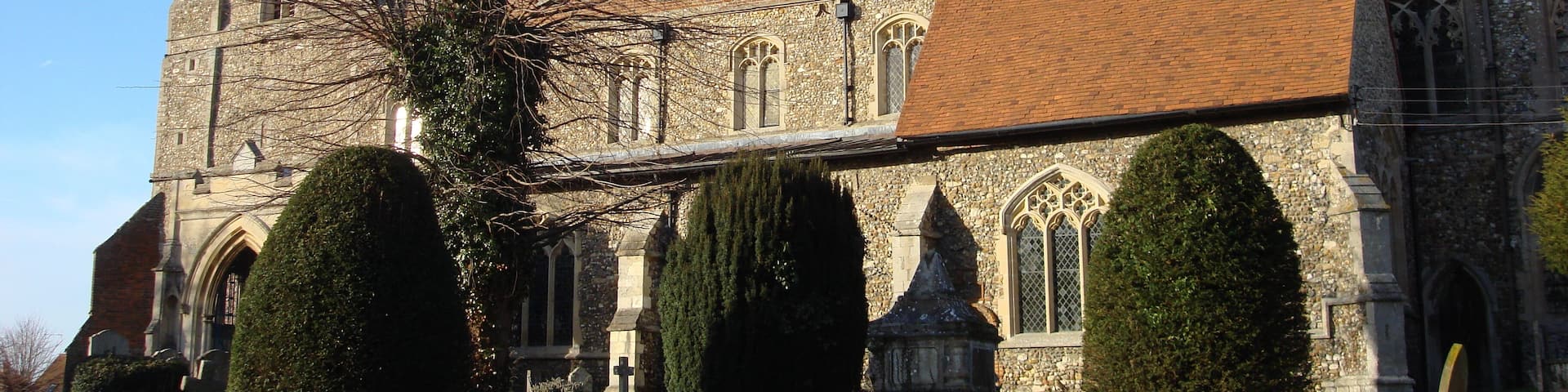 The church of St. John the Baptist, Finchingfield This is a photo of listed building number 1122729.