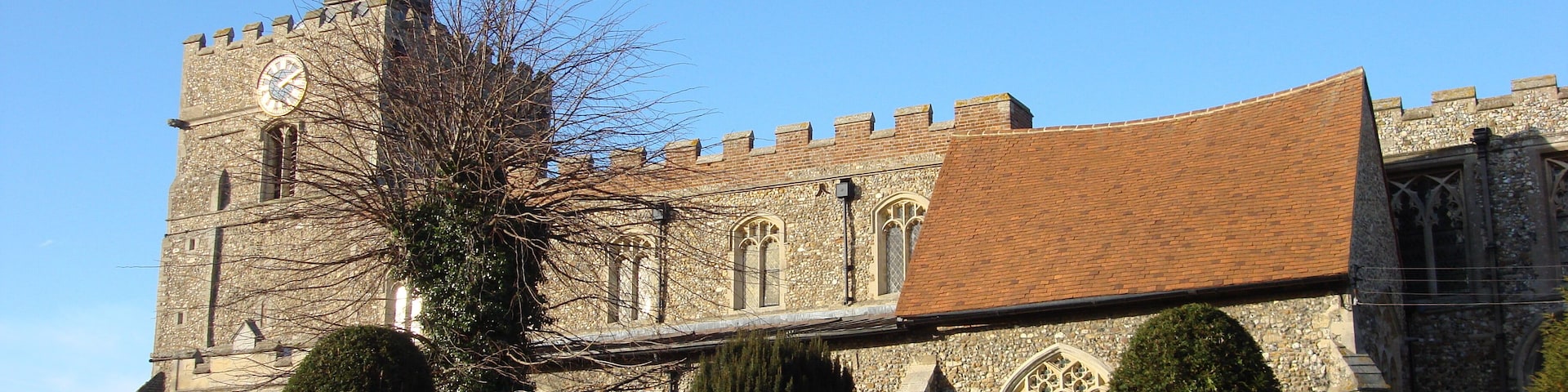 The church of St. John the Baptist, Finchingfield This is a photo of listed building number 1122729.