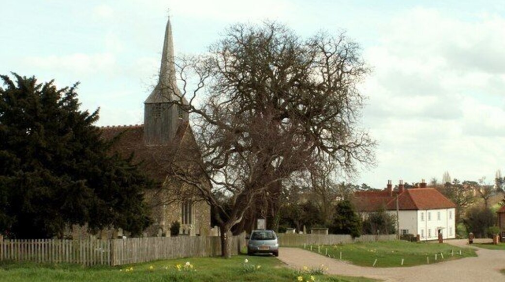 Black Notley church and Hall, Essex