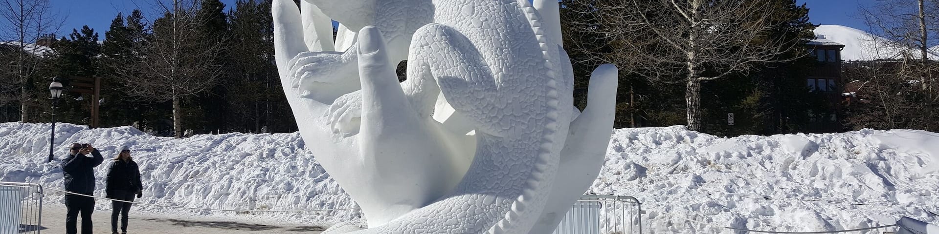 Snow scultures