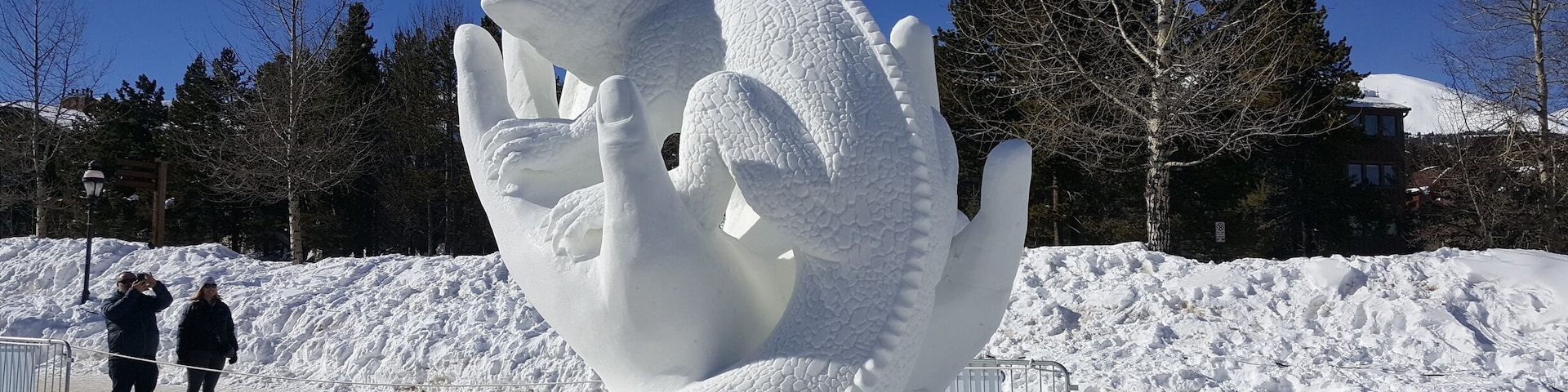 Snow scultures