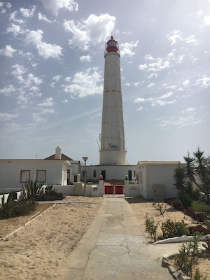40 minutes boat ride from Faro to Ilha do Farol, with a cute lighthouse and crystalline waters