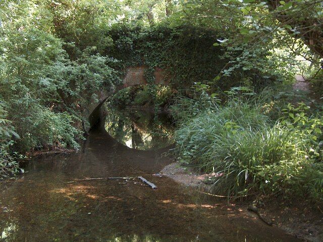 Bridge over the river Ter down the Dismals