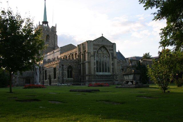 The Cathedral Church of St Mary, St Peter, and St Cedd Chelmsford. The first church on the site of the present Cathedral was founded (as was the town of Chelmsford itself) 800 years ago. This church was dedicated to St Mary the Virgin, and was rebuilt in the 15th and early 16th centuries. It became a Cathedral in 1914 when the Diocese of Chelmsford was created to meet the needs of the growing population east of London. In 1954 its dedication was extended to include St Peter and St Cedd.