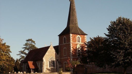 All Saints parish church, Terling, Essex, seen from the west