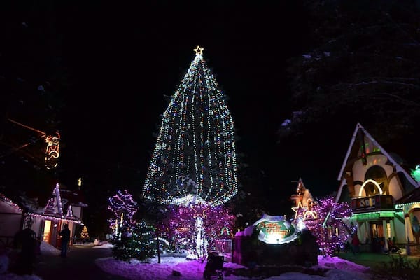 Santa's Village in Jefferson. NH is just so beautiful this time of year. A day here on the rides and meeting Santa, Mrs Claus, the elves and all of Santa's reindeer really get you in the Christmas spirit.
