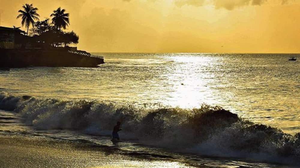 Gorgeous grounds and beach at this hotel, just minutes from the Tobago airport.
For more on Tobago, see: http://www.travelblissnow.com/beach-photos-tobago/