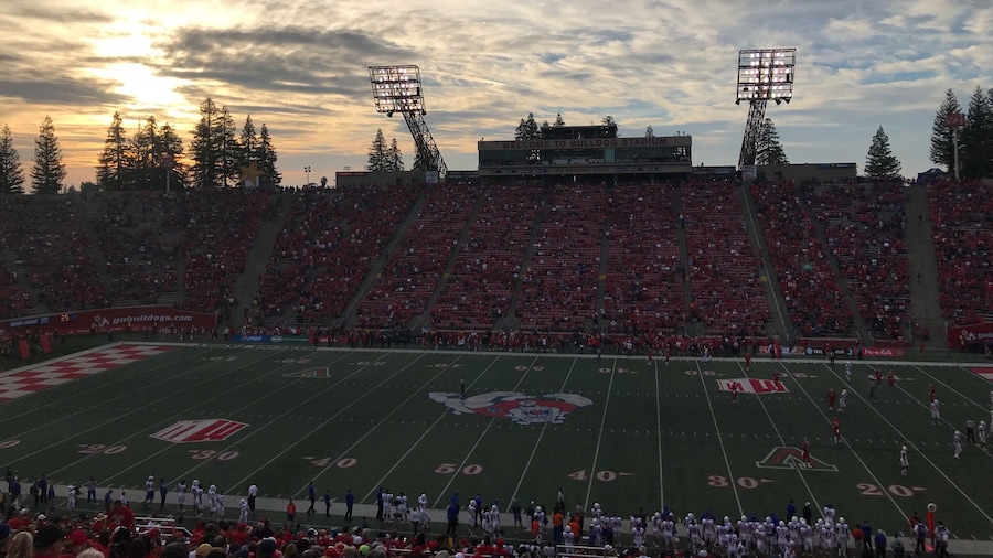 Beautiful view and win from Fresno State Bulldogs❤️