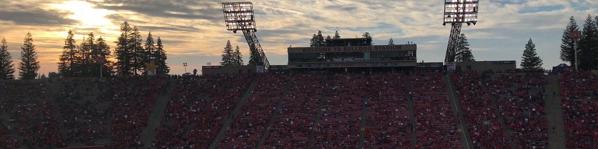 Beautiful view and win from Fresno State Bulldogs❤️