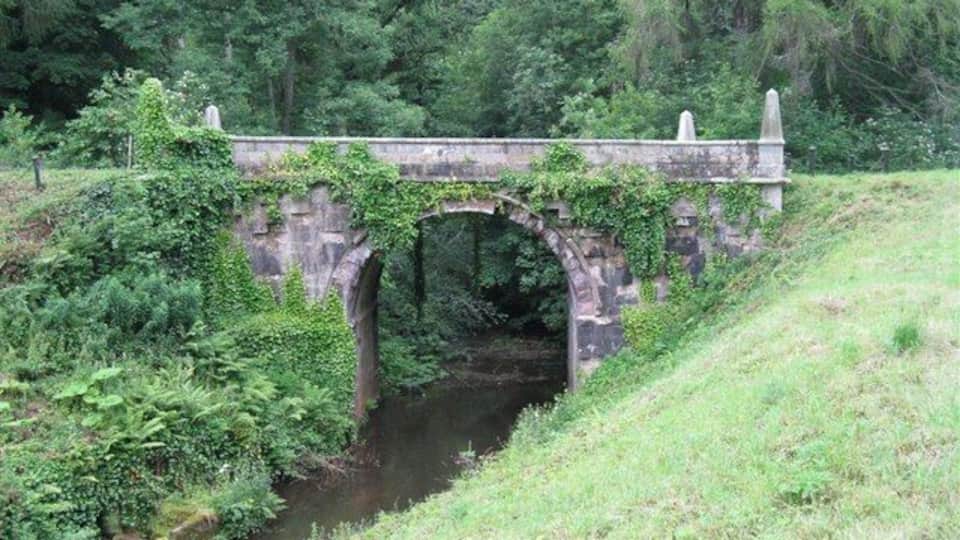 Bridge over the Gifford Water at Yester House