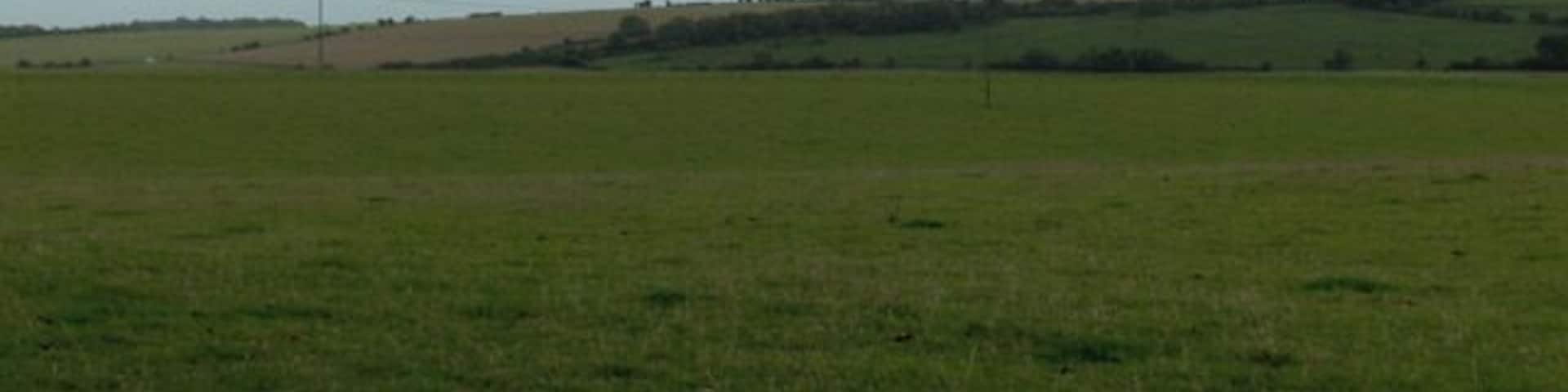 Downs above Lambourn Looking across the valley of Farn Combe.