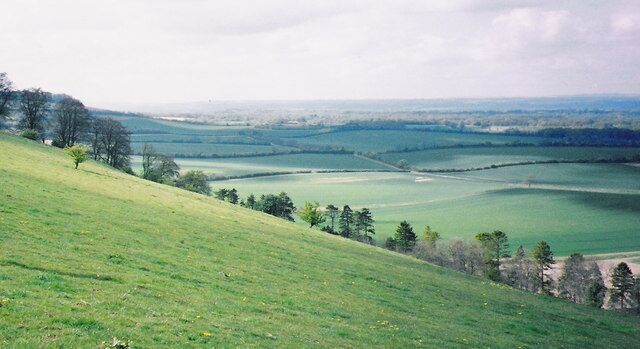 Kennet Vale The view from near Walbury hill.