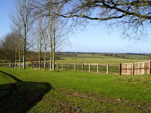 View from footpath towards Honey Lane