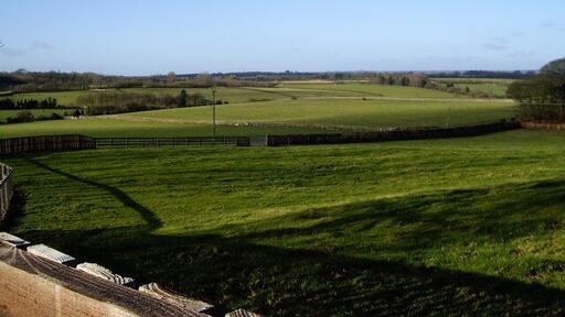 View from footpath towards Honey Lane