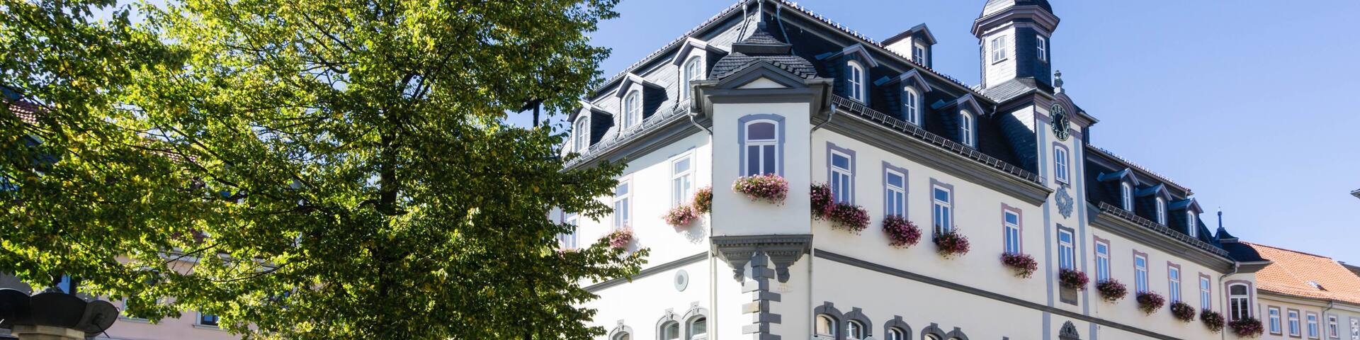 Town Hall in Ilmenau in Thuringia Germany