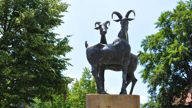 Wahrzeichen von Ilmenau - Ziegenbrunnen