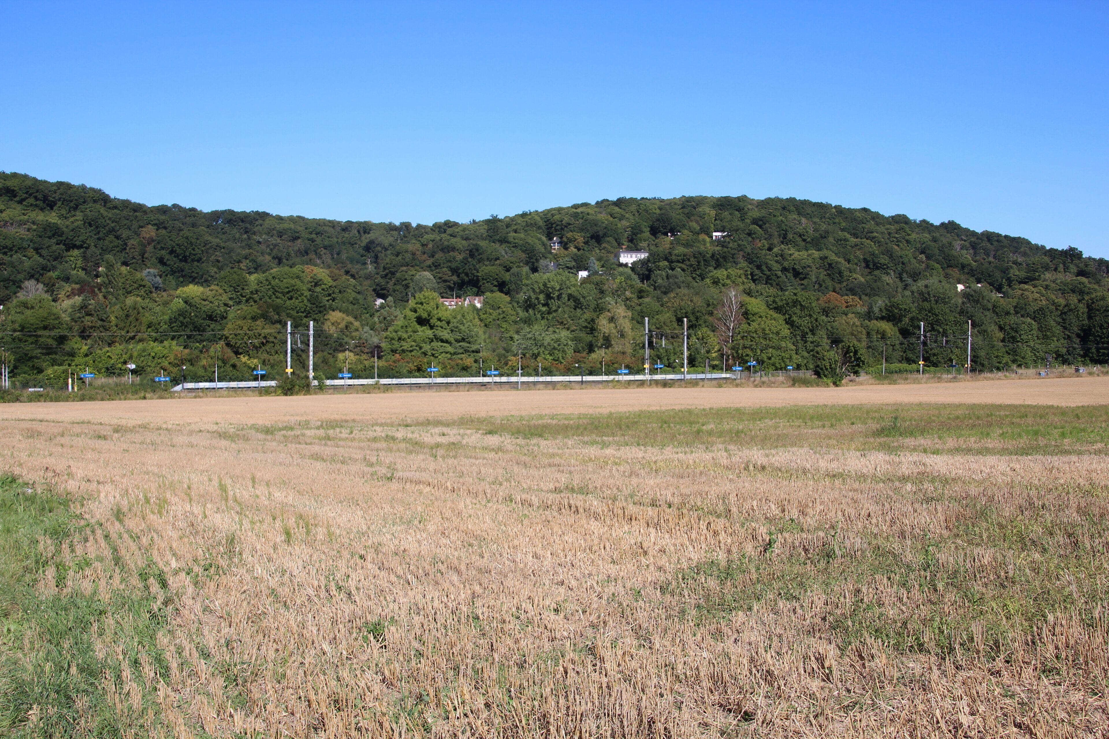 Vauboyen train station in Bièvres, Essonne and Jouy-en-Josas, France