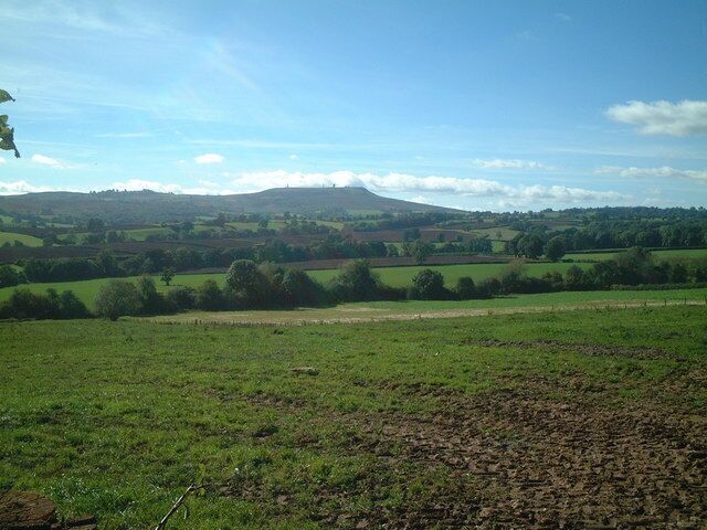 Countryside towards Clee Hill