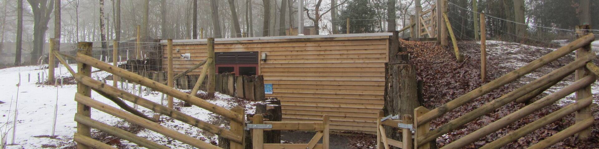 Woodchip heating plant at Wyre - Jan 2012