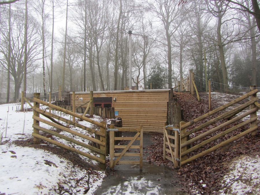 Woodchip heating plant at Wyre - Jan 2012