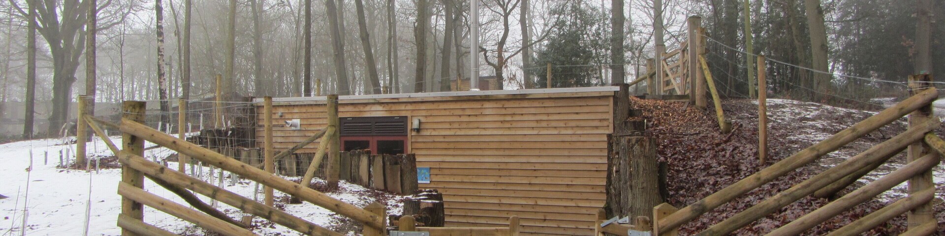 Woodchip heating plant at Wyre - Jan 2012