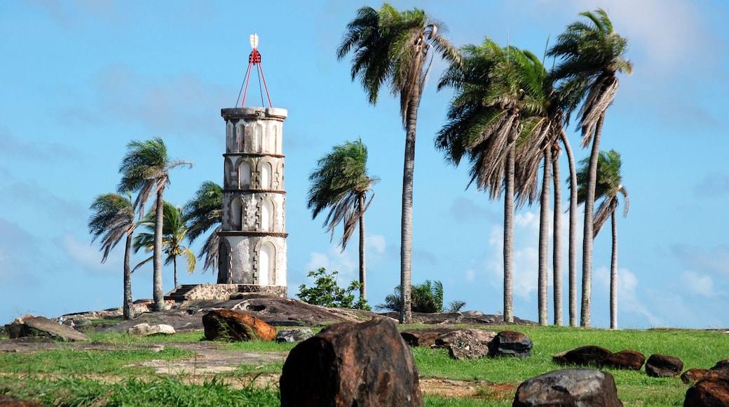 Dreyfus's tower in Kourou, French Guiana.