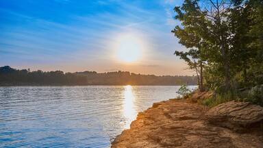 Sunset at Rough River Dam State Park, KY
