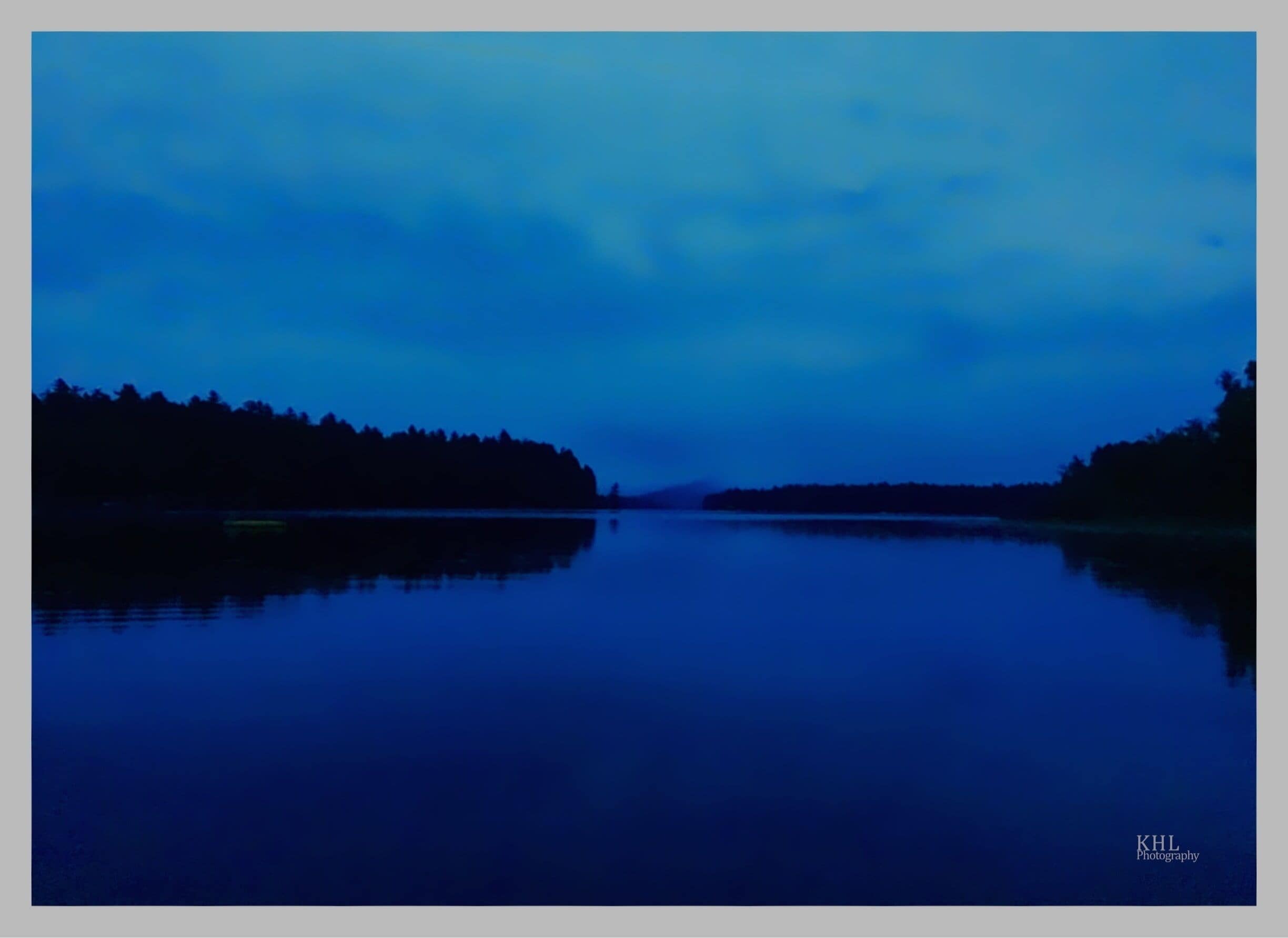 Pitcher’s Pond in Blue Hour. #BVSBlue It was like that every night while we were there during the summer of 2016. 