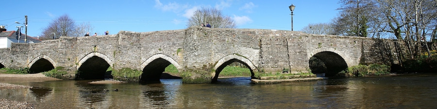Lostwithiel's 12th-century bridge