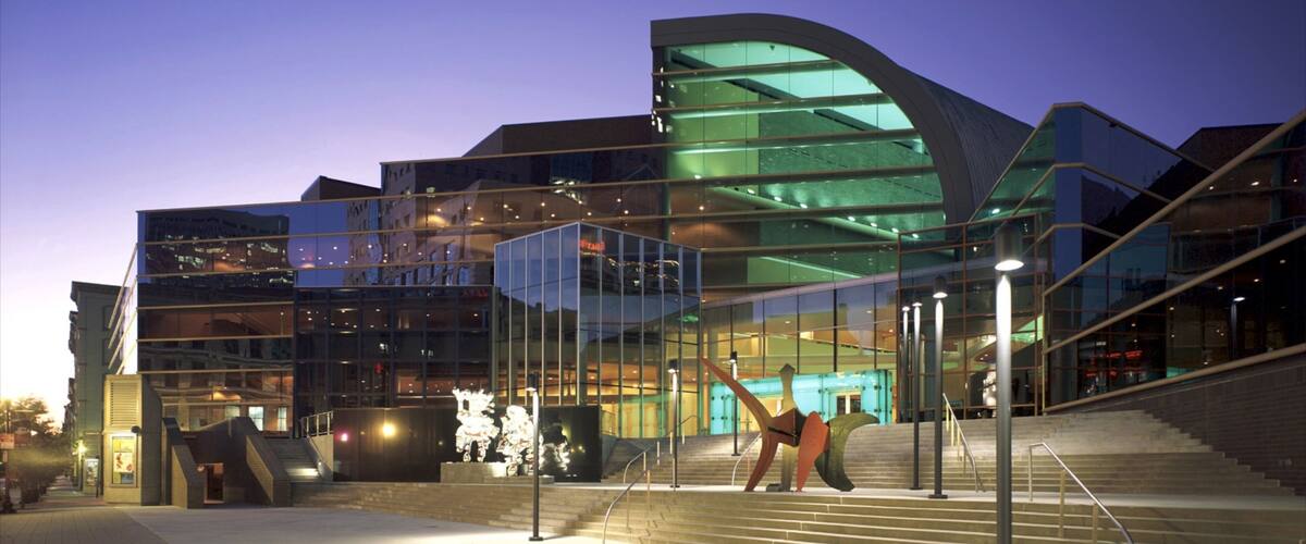 Louisville featuring a square or plaza, a city and modern architecture