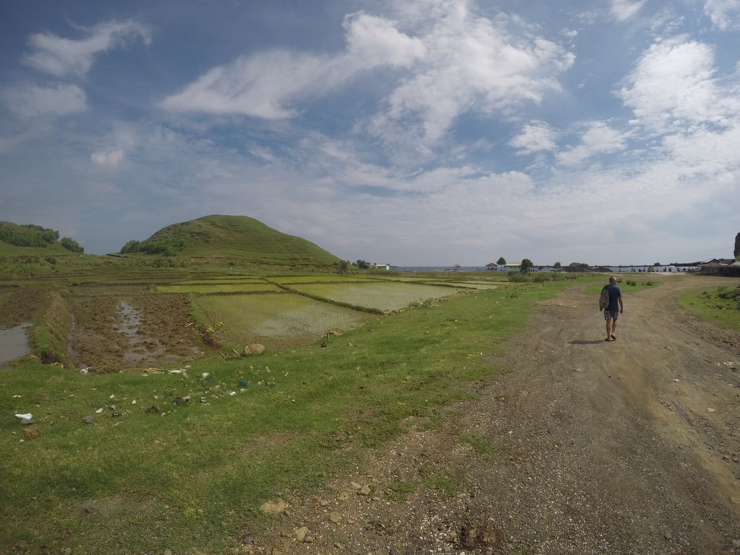 Love the wide angles you can capture with a #GoPro! One plus side of visiting Lombok in the rainy season is everything is so #Green!