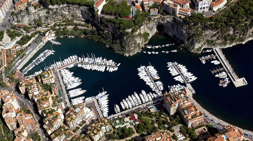 モナコ公国 表示 湾岸あるいはハーバー, マリーナ と ボート