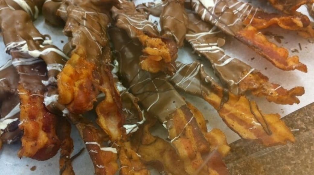 Chocolate covered bacon!!