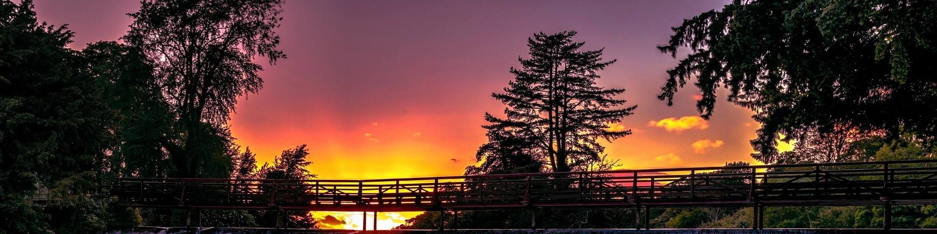 Sunset at Carton house wer