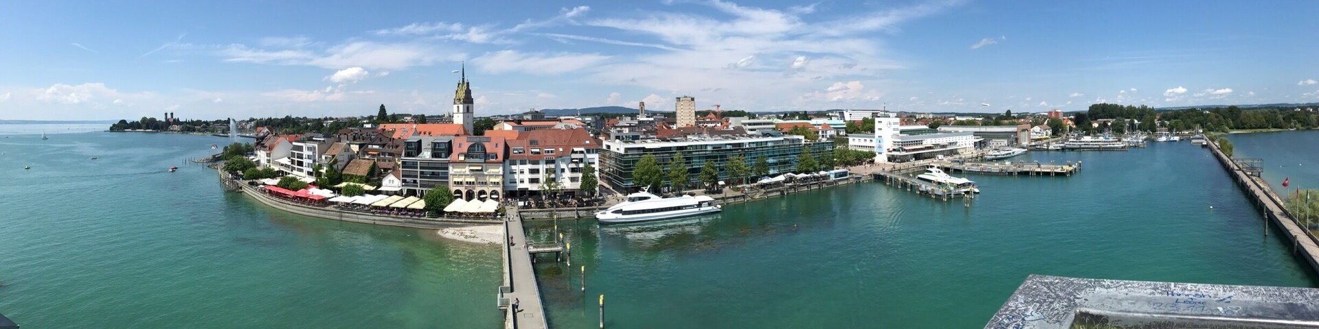 Great view from the top of the mole tower.